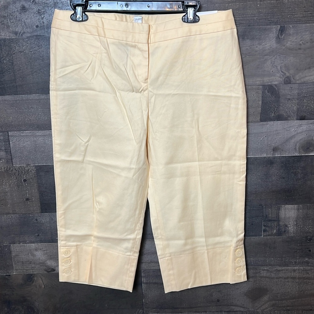 New Ann Taylor LOFT Yellow Capris